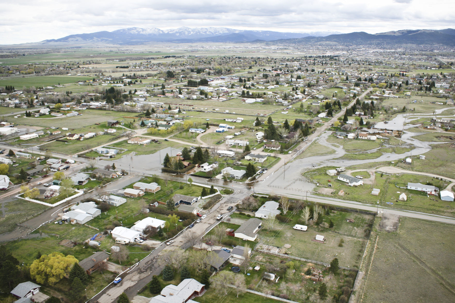 Flooding in a Helena Valley neighborhood